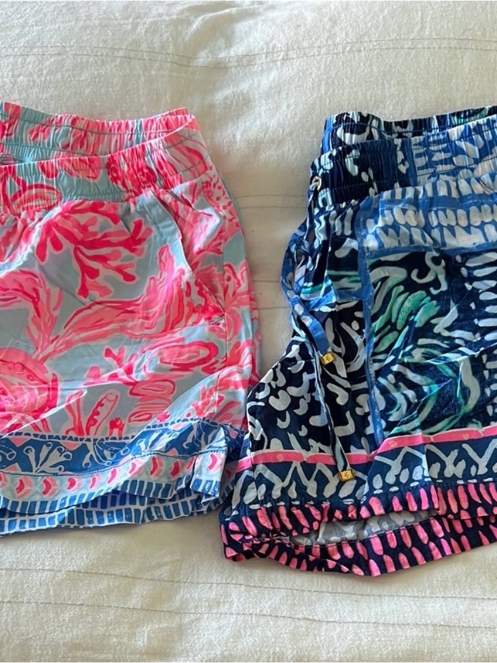 Lilly pulitzer two pairs KATIA shorts size small stunning comfortable shorts S